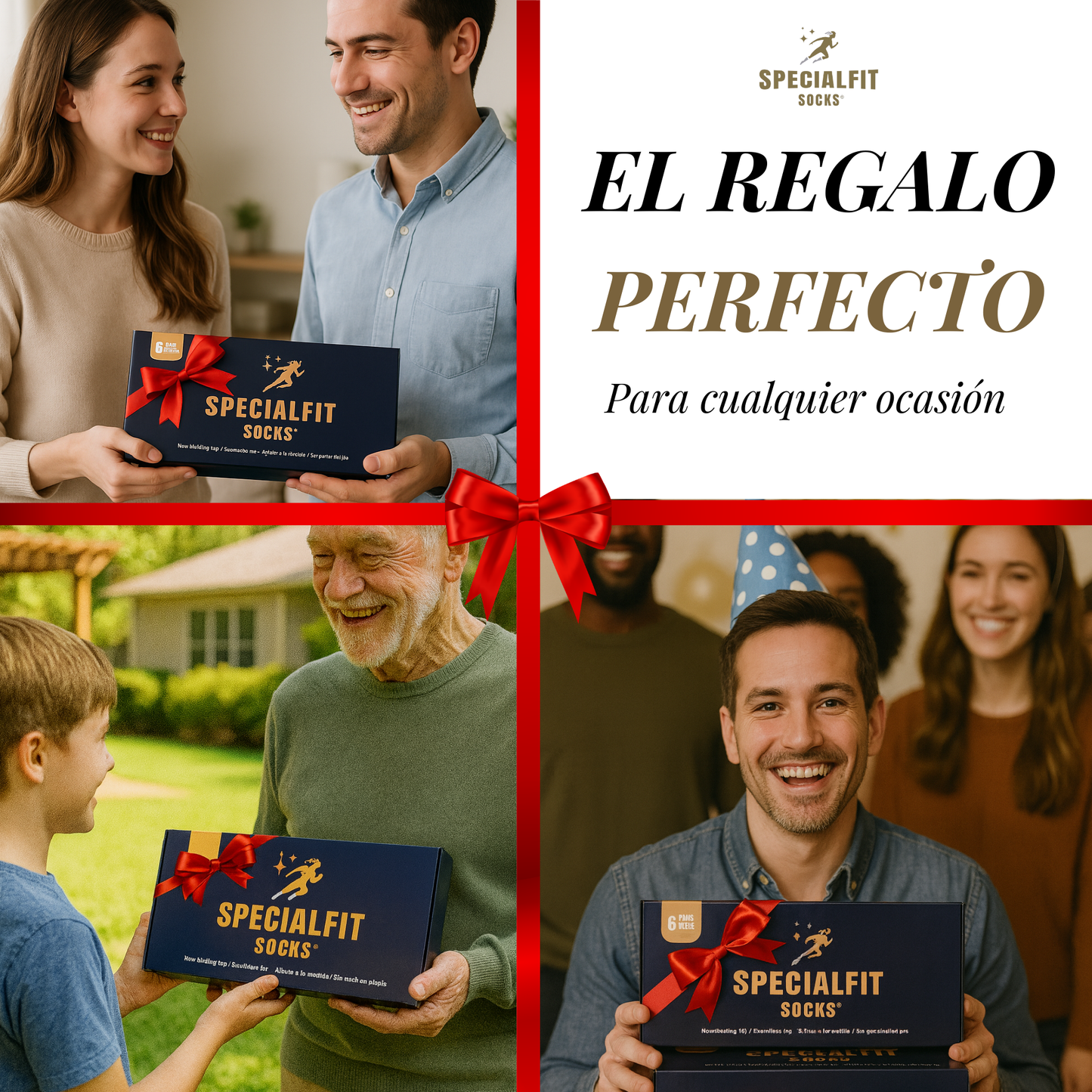 Calcetines Deportivos Planta Acolchada Negro