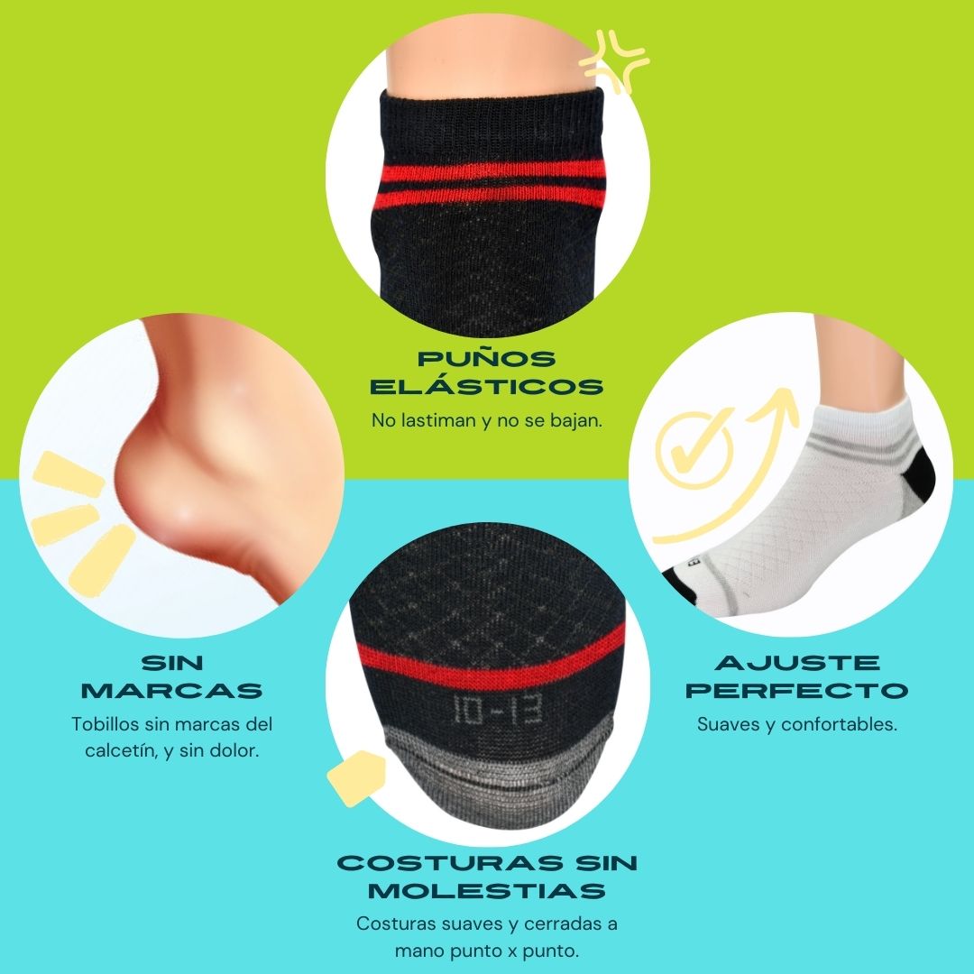 Short Socks for Boys Resistant and Soft 10-13 years