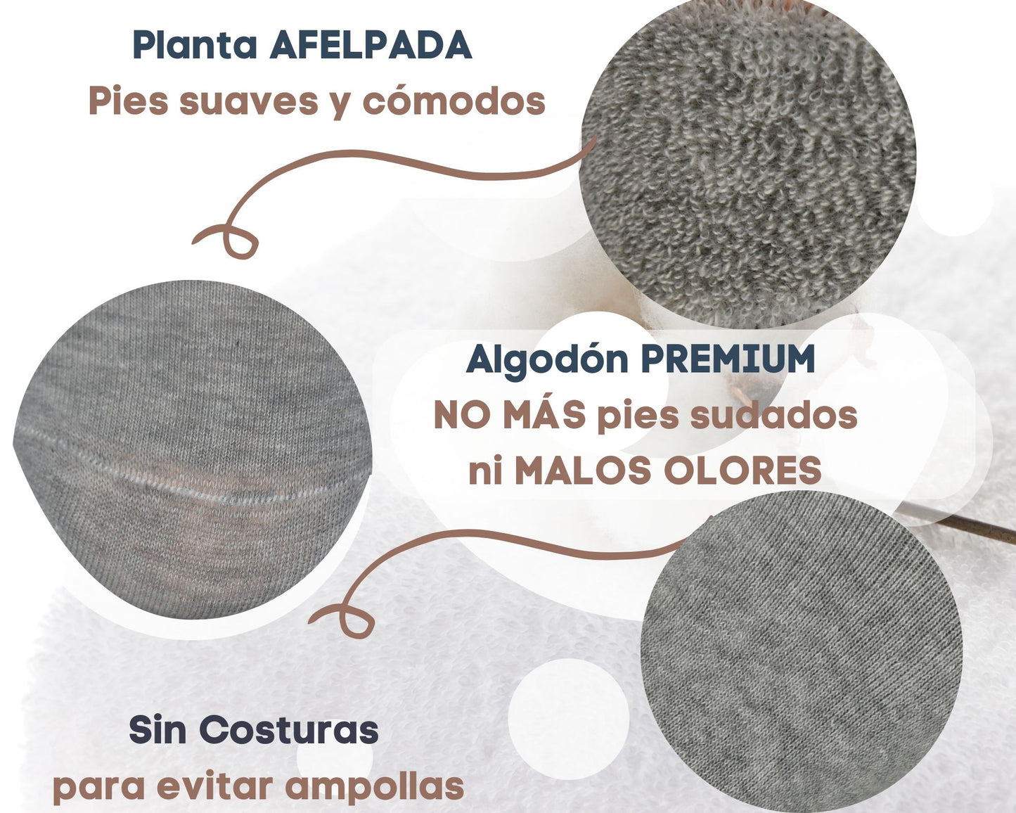 Calcetas deportivas Mujer, Suaves y cómodas ideales para hacer ejercicio, no guarda el sudor, ni malos olores