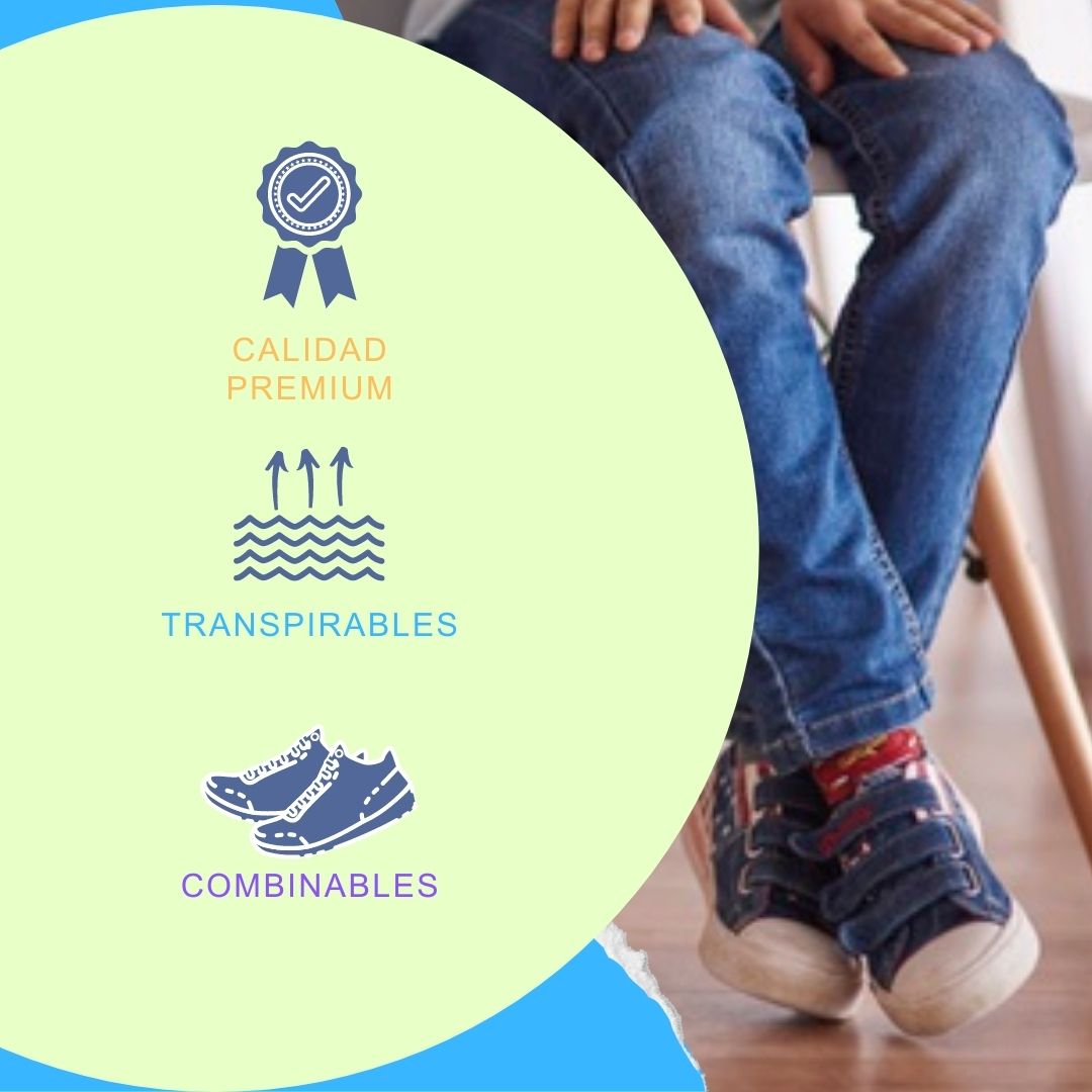 Short Socks for Boys Resistant and Soft 10-13 years