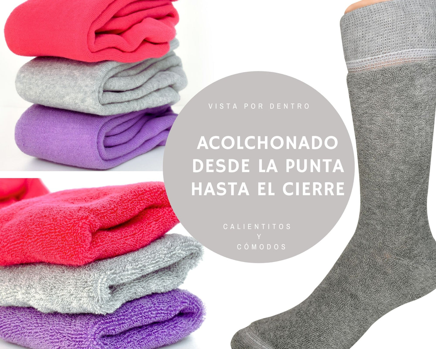 Thermal Socks Men/Women Thermal Socks suitable for diabetics, soft, warm and padded.