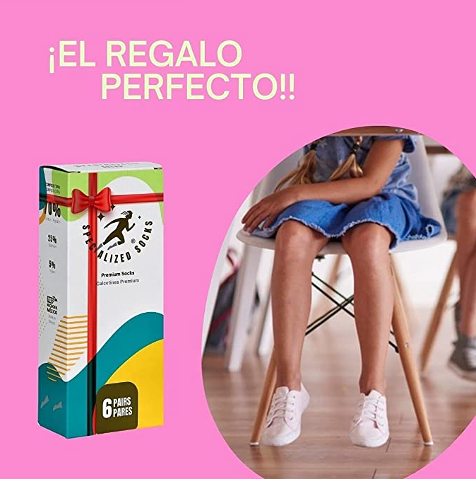 Short Socks for Girls Resistant and Soft 6-9 years