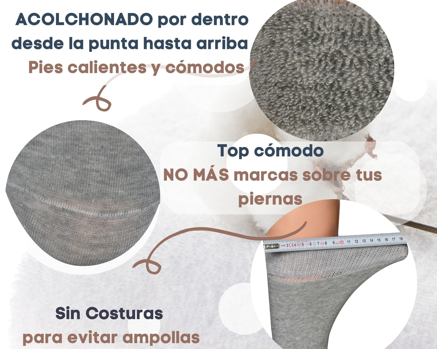 Thermal Socks Men/Women Thermal Socks suitable for diabetics, soft, warm and padded.