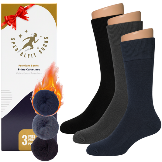 Men's/Women's Thermal Socks suitable for diabetics, soft, warm and padded
