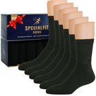 Calcetines deportivos negros con planta acolchada de algodón premium