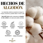 Algodón premium utilizado en calcetines taloneros SpecialFit Socks