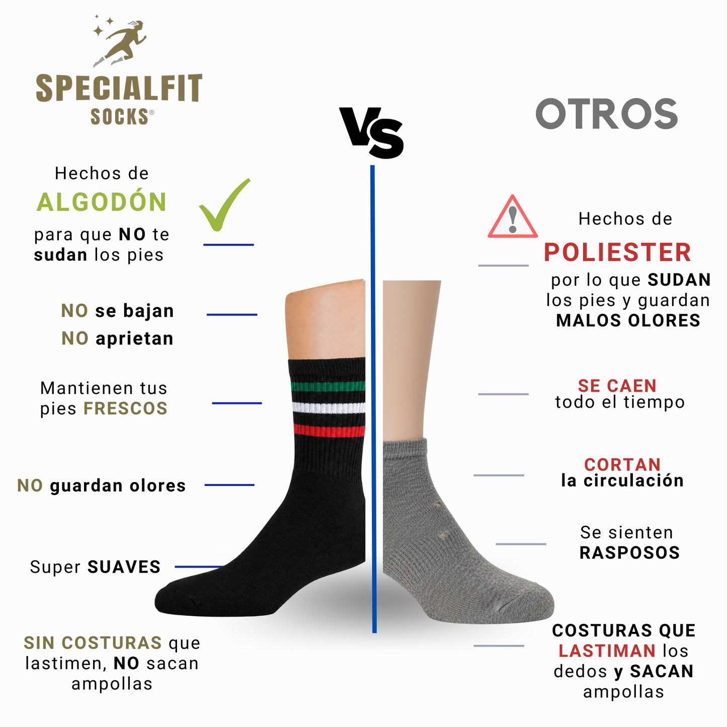 Calcetines Deportivos Negro EDICION LIMITADA MÉXICO