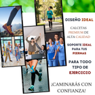 Medias de compresión oscuras detalle