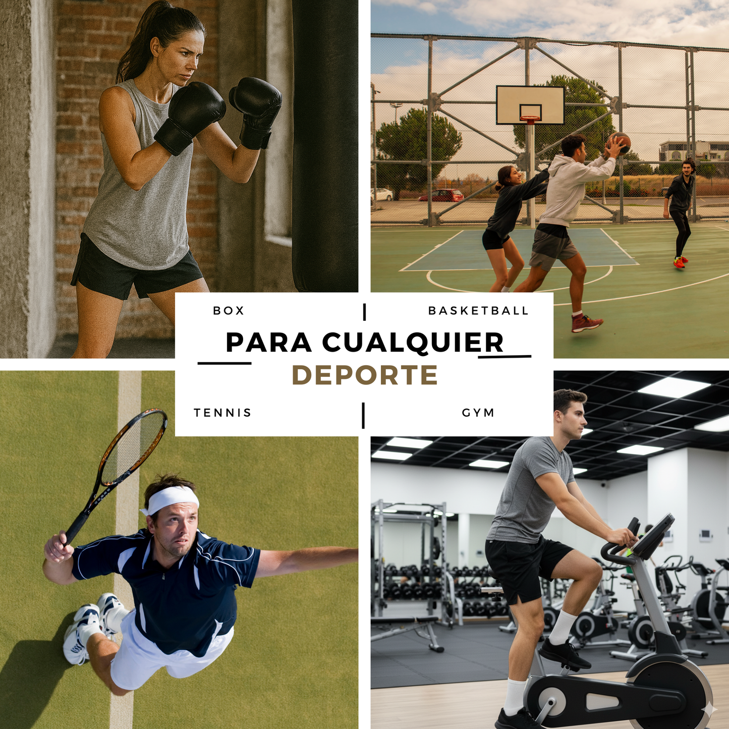 Calcetines Deportivos Planta Acolchada Blanco