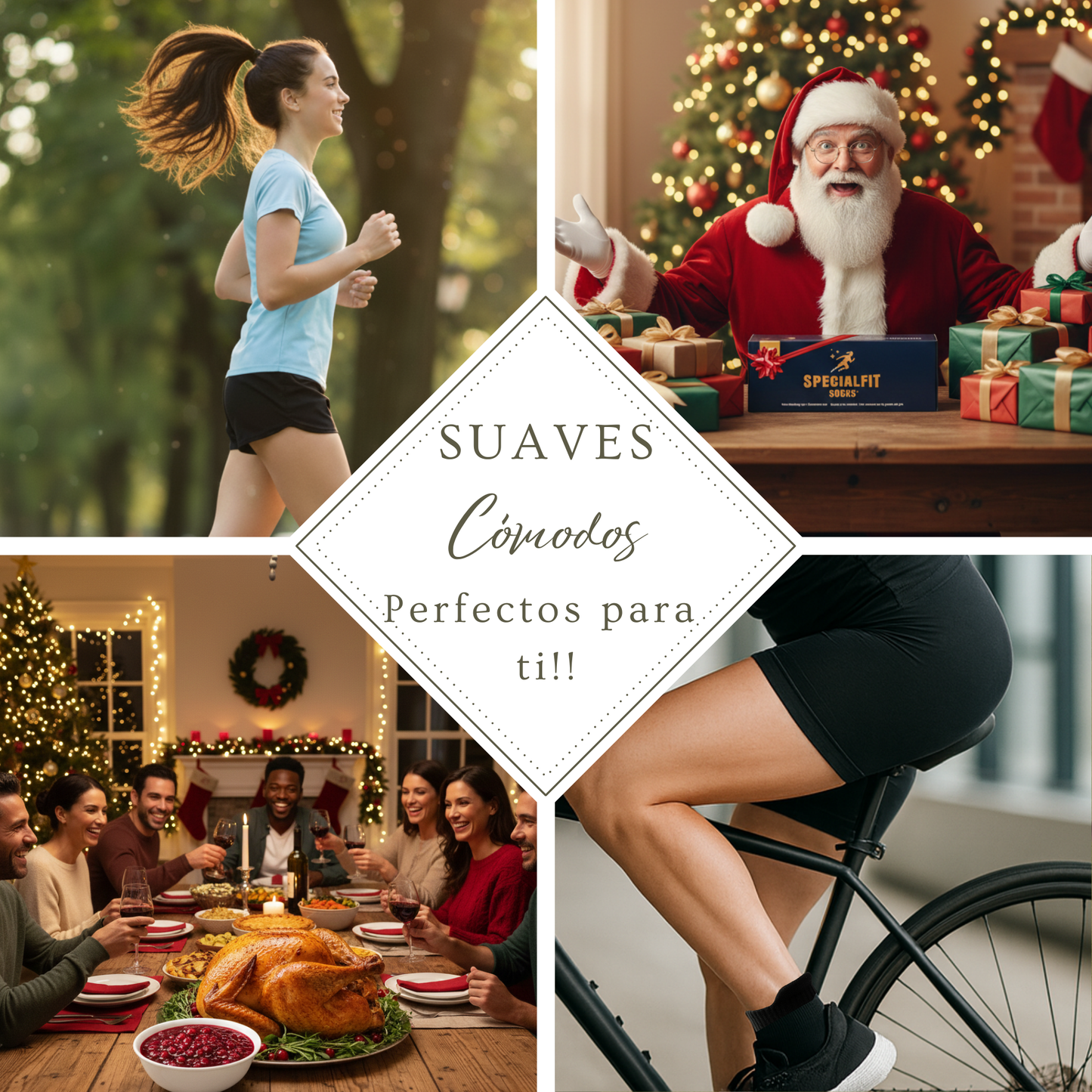 Calcetines deportivos cortos para mujer negros