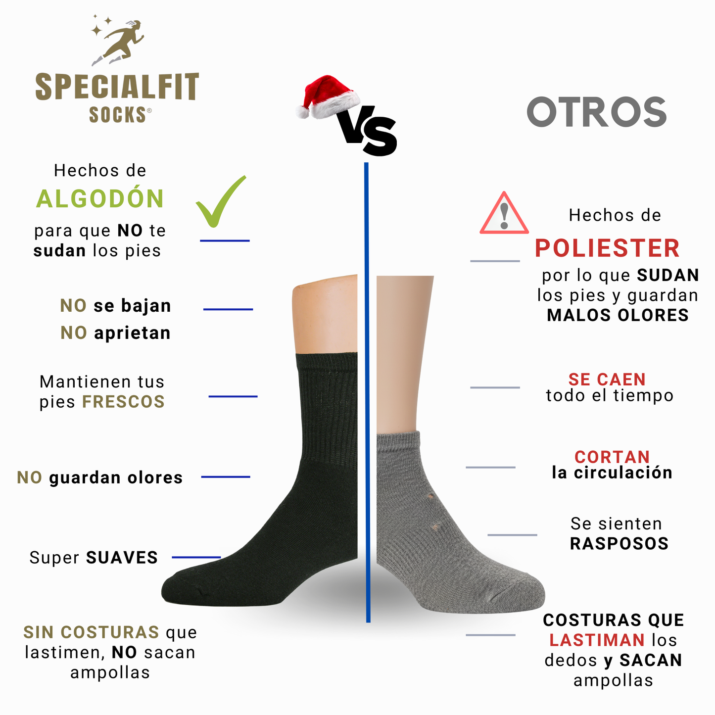 Men's sports socks, soft and comfortable ideal for exercising, does not keep sweat or bad odors