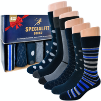 Calcetines de vestir suaves de algodón premium para hombre