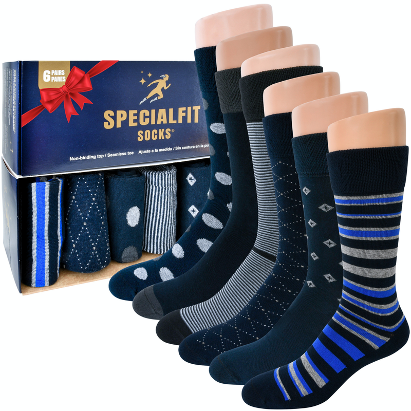 Calcetines de vestir suaves de algodón premium para hombre
