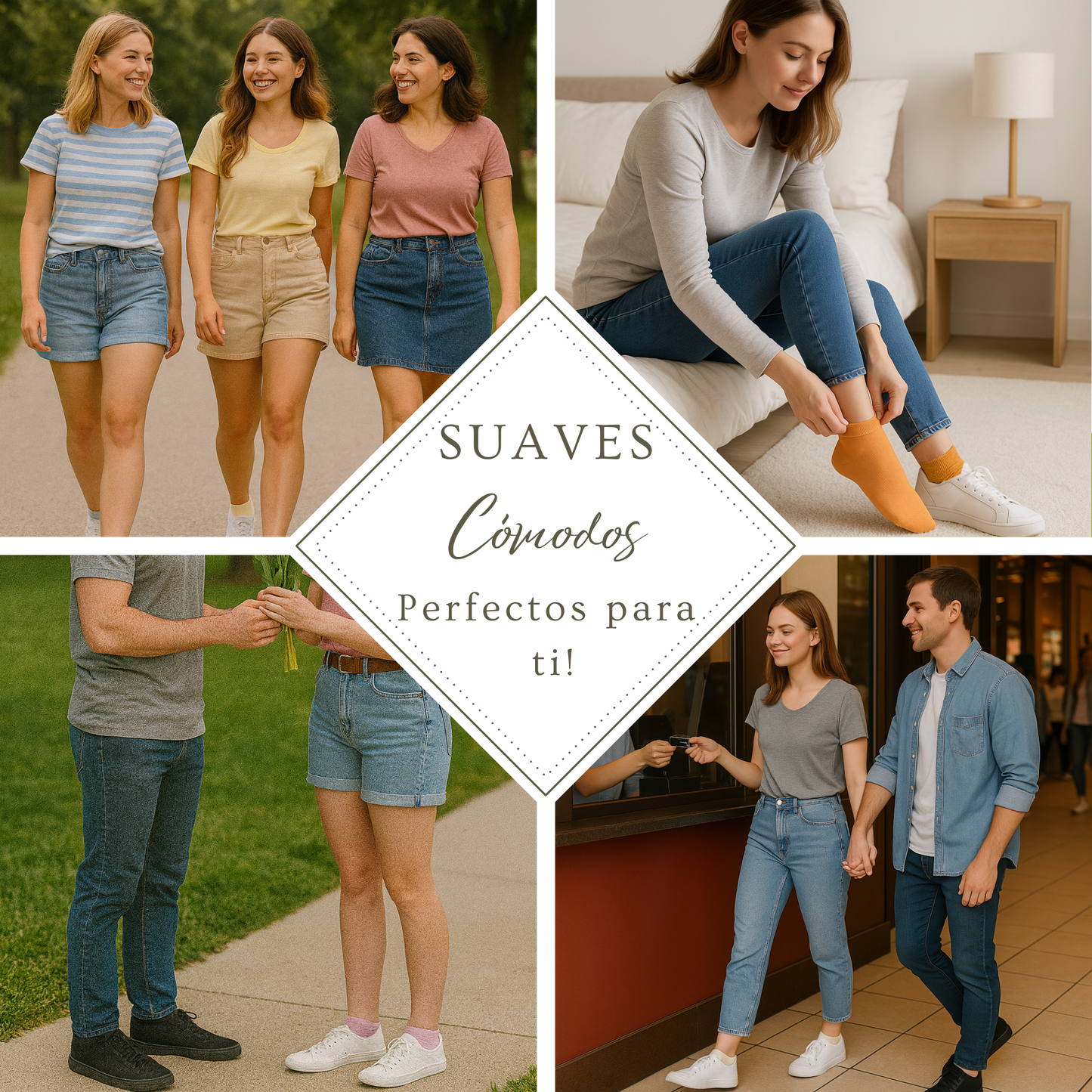 Women's Diabetic-Friendly Soft, Comfortable Tint Shorts