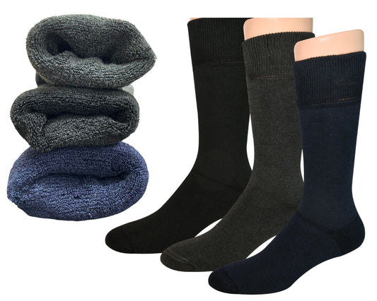 Men's/Women's Thermal Socks suitable for diabetics, soft, warm and padded